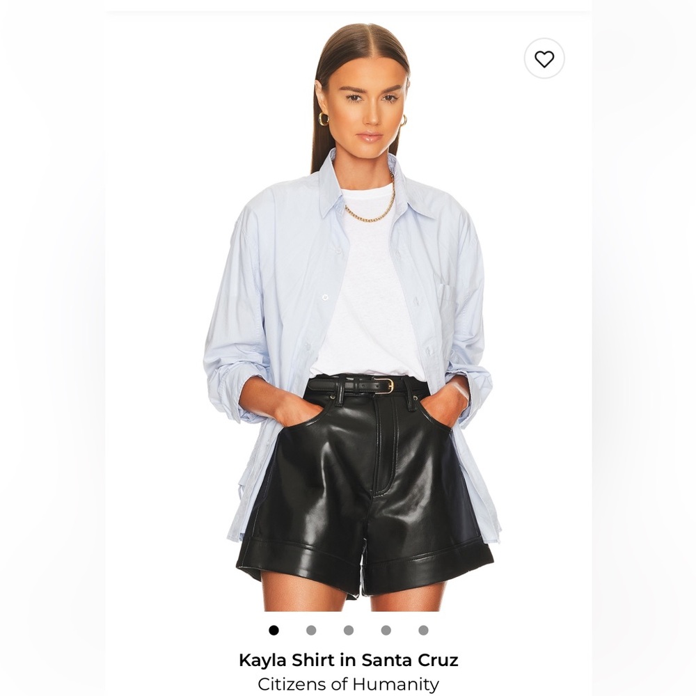Citizens of Humanity Kayla Shirt Blue Size XL